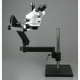 thumbnail image 2 of AmScope 3.5X-45X Articulating Trinocular Zoom Microscope with Ring Light New, 2 of 4