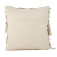 thumbnail image 2 of Fennco Styles Moroccan Wedding Blanket Style Design Fringe Cotton Down Filled Throw Pillow (Style 3), 2 of 2
