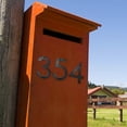 thumbnail image 3 of Soumake Black House Numbers Door Number Letters For Outside Signs Easy Installation Plastic Matte Numbers Letters Sign For Home Address Mailbox, 3 of 8