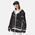 thumbnail image 3 of Balery Star Gazing Cat Illustration Sudadera ligera de manga larga con capucha y protección solar UPF 50+ para hombre y mujer, ideal para pesca y running-XX-Large, 3 of 7