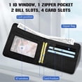 thumbnail image 3 of Kids Wallet for Boys, Funny Boys Gamer Wallets for Kids Ages 5-7 8-10 9-12 13-15 with Credit Id Card Cash Holder Black Rfid Blocking Zipper With Coin Pocket Id Window For Teen Youth Guys Men Teenager, 3 of 7