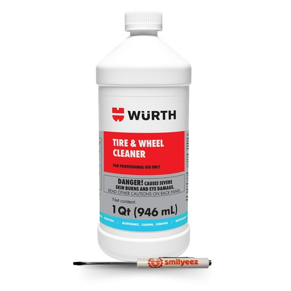 Wurth Tire and Wheel Cleaner (Concentrate) - 1 Quart with Smilyeez Pocket Screwdriver