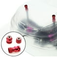 thumbnail image 1 of 4 Pieces Aluminium Alloy Body Shell Mount Locator Radio RC Car Column Hole Locator for RC Car Red, 1 of 9
