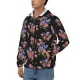 thumbnail image 3 of Naloa Bouquet Men’s Hoodies, Zip up Hoodie, Sweatshirts,Hoodies for Men Sizes S-3XL-XX-Large, 3 of 5