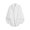 #402-White, variant on Donemore Men's Solid Color Button-Down Collar Long Sleeve Work Shirt with Two Pockets