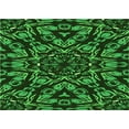 thumbnail image 1 of Ahgly Company Indoor Rectangle Patterned Dark Forest Green Area Rugs, 3' x 5', 1 of 6