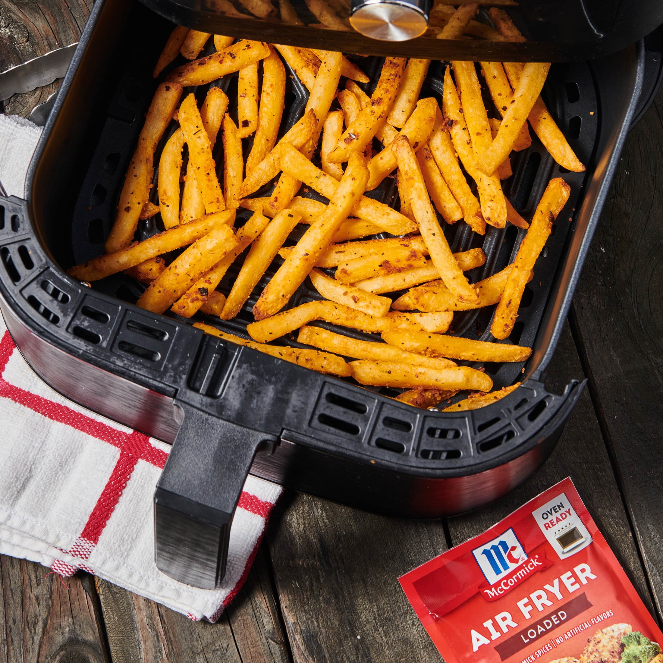 (2 pack) McCormick Air Fryer Loaded Seasoning Mix, 1.25 oz Packet