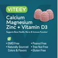 thumbnail image 3 of VITEEY Calcium Magnesium Zinc Gummies with Vitamin D3, Bone and Immune Support, 180 Ct, 3 of 7