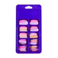 thumbnail image 1 of 100Pcs/Box Faux Nail Patch Folding Without Trace Long T-shape Full Cover Colorful Manicure Extension False Nail Tips Nail Salon S, 1 of 10