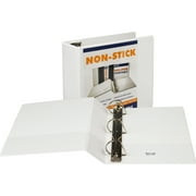 Samsill Non-stick View D-Ring Binder, White, 1 Each (Quantity)