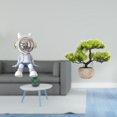 thumbnail image 2 of Figura de escritorio,Estante con estatua de astronauta para decoración de oficina y hogar,Árbol bonsái artificial,Árbol bonsái artificial para decoración de escritorio de interior y, 2 of 8