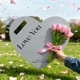 thumbnail image 7 of Valentine's Day Handheld Flower Card Heart Shaped Flower Gift Box Single Rose Bouquet Packaging Floral Box for Valentine's Day Mother's Day Wedding, 7 of 7