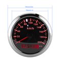 thumbnail image 4 of 85mm GPS Speedometer Odometer 200km/h Waterproof for Boat Car Yacht Motorcycle Black Dial, 4 of 4
