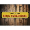 thumbnail image 1 of BBQ & Smokehouse Novelty Decor, Metal Wall Sign - 4x18 Inches, 1 of 4