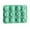 Green, variant on XKHAZA Flower Molds Silicone, 12 Cavities Different Shapes Silicone Molds for Chocolate, Cupcake, Candy, Jelly, Ice Cube, Muffin