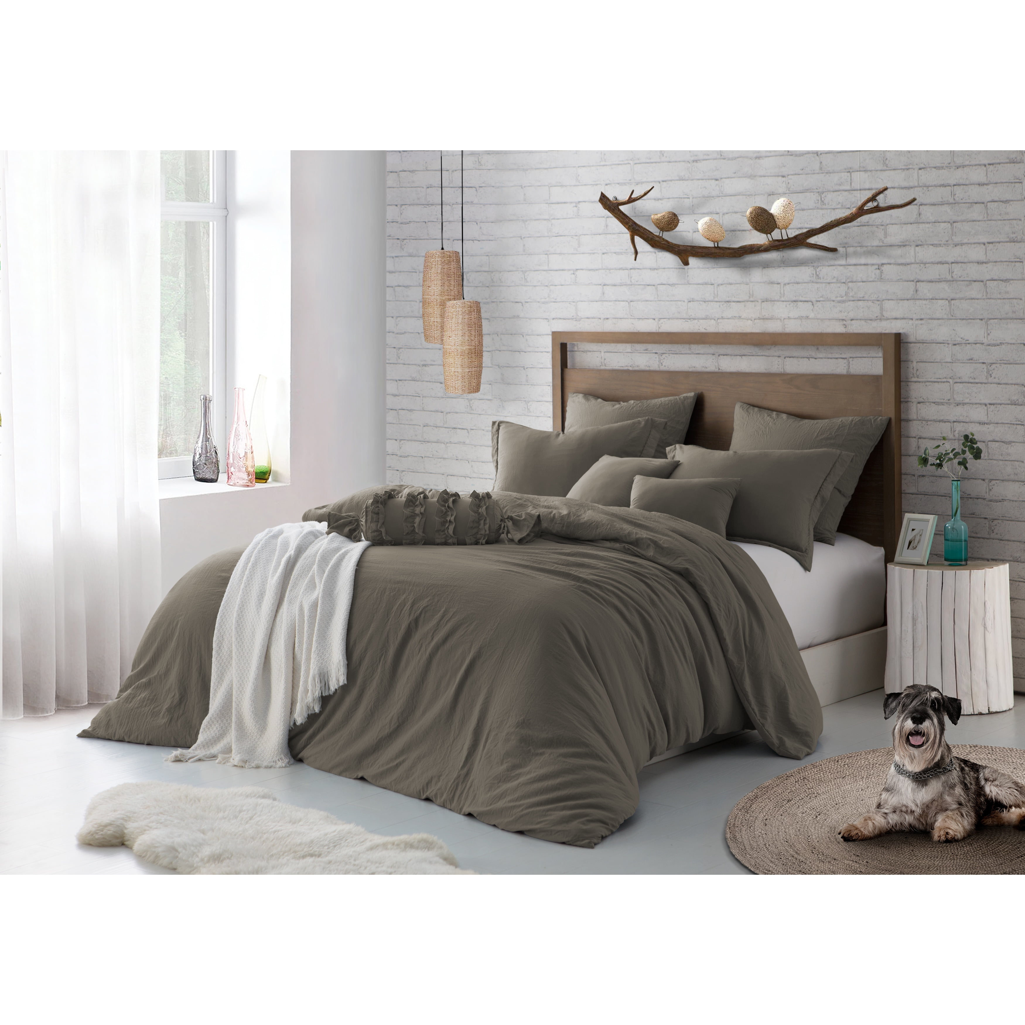 Swift Home Pre Washed Premium Crinkle, Swift Home Duvet Cover