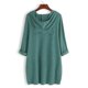 thumbnail image 2 of Sudaderas con capucha Gibobby Mujeres S Estampado de letras Manga larga Verde S, 2 of 3