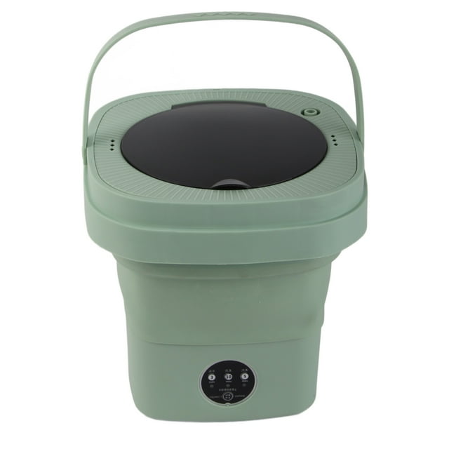 Lavadora Plegable Portátil mini Lavadora de 6,5 l Con Secadora Giratoria y 3 Modos para Ropa de Bebé, Ropa Interior, Calcetines, Lavander Domínica, RV, Cubo de Lavado de