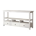 thumbnail image 7 of Tcbosik Modern Console Table with Storage Drawers & Open Shelves – White Accent Entryway Sofa Table behind Couch, Easy Assemble for Living Room, Home Office, 57.9"L x 14.2"W x 29.9"H, 7 of 7