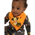 thumbnail image 4 of Halloween Winnie the Pooh Baby Boys or Girls Footed Sleep N Play Pajamas and Bib Set, 2-Piece, Sizes 0M-9M, 4 of 8