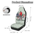 thumbnail image 6 of POLERO 2026 Football Festival Front Seat Covers for Automobile, Easy to Install Washable Polyester Fabric Front Seat Protectors Pack of 2 for Car Truck, 6 of 12