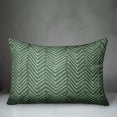 thumbnail image 3 of Creative Products Scribble Chevron Green 14 x 20 Indoor / Outdoor Pillow, 3 of 3