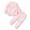 Pink, variant on Younger Tree Toddler Baby Girl Sweatshirt Set Kid Fall Long Sleeve Tie Dye Clothes Outfits for 2-3T