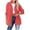 Red, variant on ICHUANYI Womens Classic Solid Button Down Long Sleeve Shirt Coat Flannel Jacket Casaul Loose Pocket Shirts Fall Winter Clothes Outfits 2023