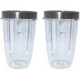 thumbnail image 1 of Replacement Parts, Compatible with Nutribullet 600 and 900 Watts Blender Juicer Only (2 Tall Jars and 2 Lip Rings), 1 of 5