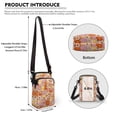 thumbnail image 6 of HELLHERO Retro Daisy Crossbody Sling Bags for Men, Women 2 Layers Messenger Bag Polyester Double-layer, 6 of 7