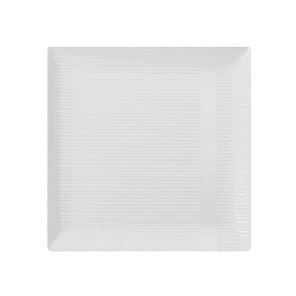 Zen 9" White Square Plastic Luncheon Plates *Case of 120*