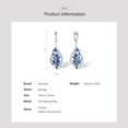 thumbnail image 5 of CFIOZYOS 925 Sterling Silver Cubic Zirconia Flower & Dragonfly Enamel Earrings for Women, 5 of 11