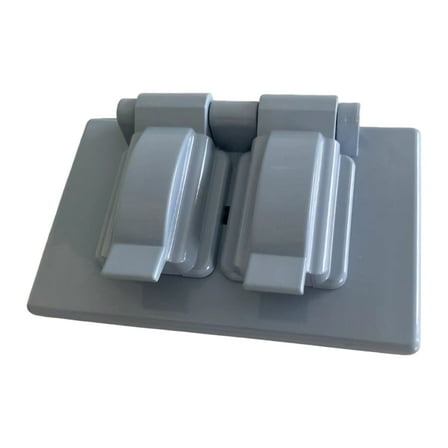 Multipurpose Sturdy Outdoor Outlet Covers for Duplex Receptacles Pack Horizontal Gang Easy to Installion Listed