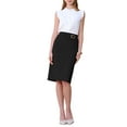 thumbnail image 2 of INSPIRE CHIC Women's Pencil Skirt High Waist Elegant Work Office Bodycon Skirts M 1, 2 of 5