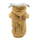 thumbnail image 5 of Traje de invierno caliente del perro con el collar de doble capa de lana del mono del animal doméstico para Teddy y perros pequeños, 5 of 5
