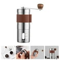 thumbnail image 2 of 1Pc Portable Manual Coffee Maker Detachable Coffee Bean Grinder (Silver), 2 of 5