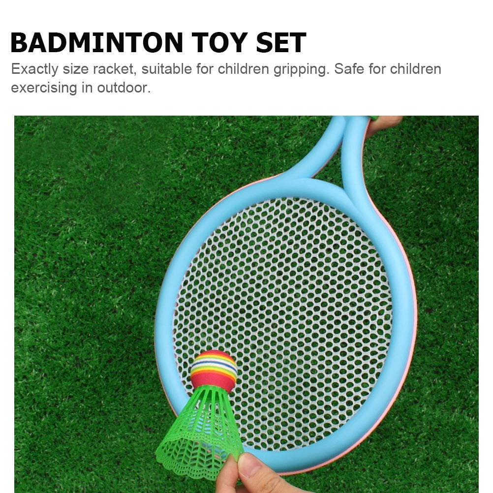 MLINS 4 Sets  of Badminton Rackets Badminton Kit Kids Badminton Racket Sports Racket with Balls