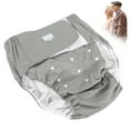 thumbnail image 6 of Elderly , Overnight Incontinence Nappy, Underwear Reusable Leakfree Highly Absorbent For Women Patients Men 501 Gray,705 Rose Red,A09 Denim, 6 of 8