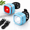 Blue, variant on Blue Bicycle Front and Rear Light Set Type-C Rechargeable LED Bike Lights Ipx6 Waterproof Night Riding Safety Accessories
