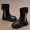 Black, variant on Zecgelong Girls Boots Fashionable Long Boots With Bowknot And Pearl For Kids For Everyday And Casual Wear Waterproof Girls' Bootsâ 4-4.5 years