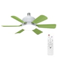 thumbnail image 1 of Silent Removable Fan Blade Fan Light Six Blade Fan Light 3000K-6500K Color Temperature Adjustable With Remote Control for Home Bedroom Kids Study Room Living Room, 1 of 7