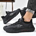 thumbnail image 5 of Mens Casual Hiking Shoes Outdoor Breathable Sneakers Lightweight Oxfords Anti-slip Climbing Shoes Black 10 UK, 5 of 7