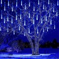 thumbnail image 3 of Juego de 4/3/2/1 luces LED de lluvia de meteoritos para Año Nuevo 2025, lámpara decorativa navideña para jardín, árbol, boda, fiesta, decoración navideña, 3 of 5