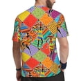 thumbnail image 2 of Wukai Dancing African Womans Print Men's Short-Sleeved Mesh T-Shirt,Quick-Dry Short Sleeve Workout T-Shirt-X-Small, 2 of 8