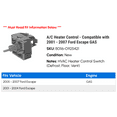 thumbnail image 2 of A/C Heater Control - Compatible with 2001 - 2007 Ford Escape GAS 2002 2003 2004 2005 2006, 2 of 2
