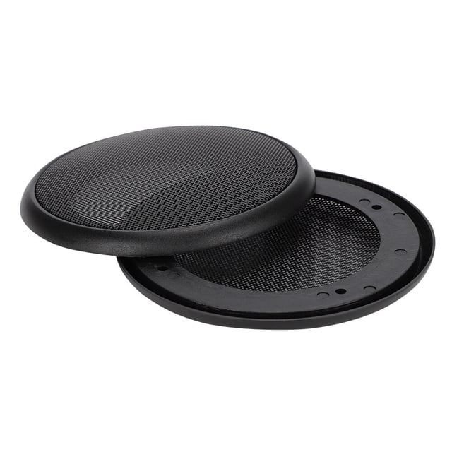 2 UDS. Cubias de Malla de Altavoz de Audio de Metal de 4 Pulgadas Círculo Decorativo Protector para Altavoces Pequeños y Altavoces de Coche