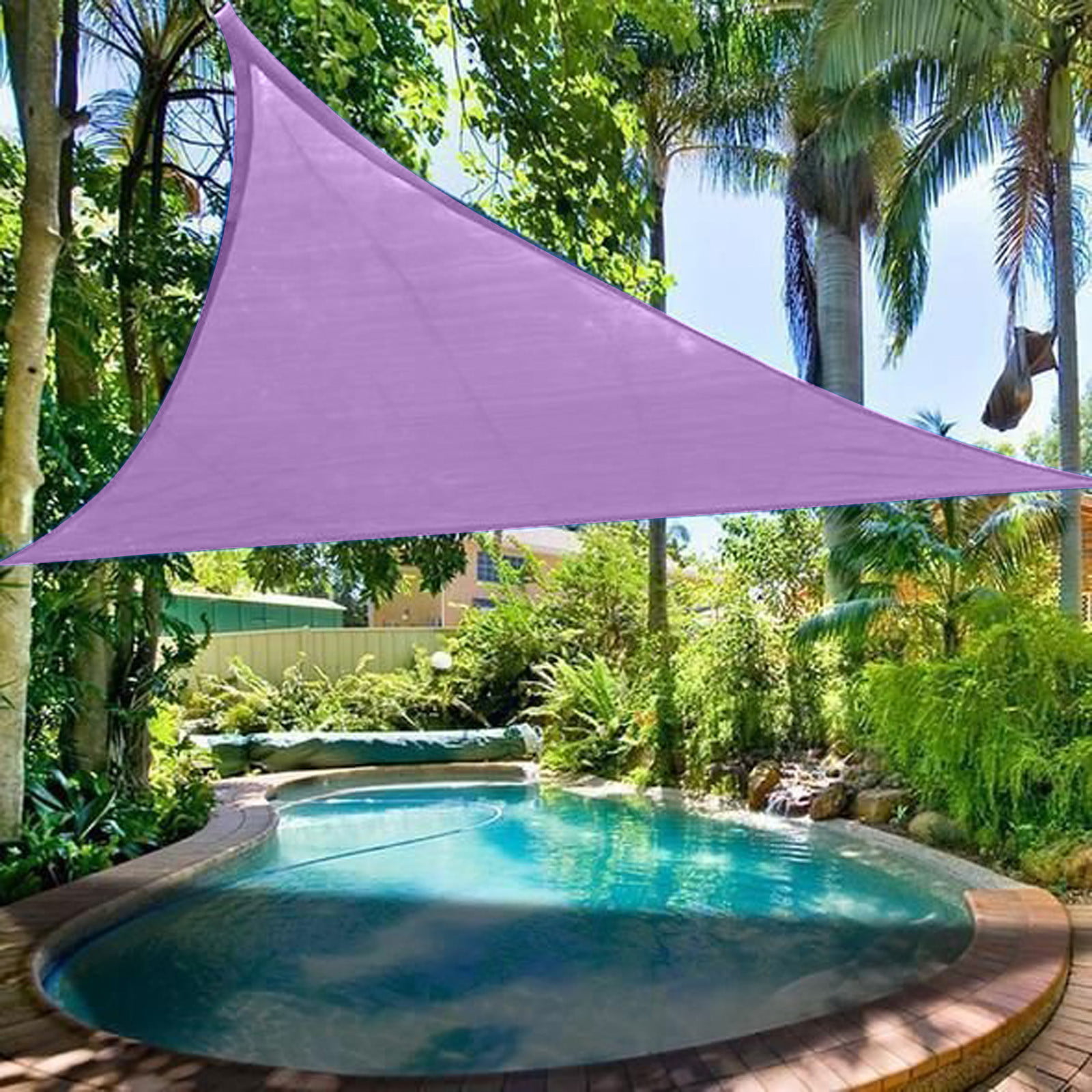 Waterproof Sun Shade Sail Patio Pool Top Cover Canopy 300D UV Outdoor Awnings US 