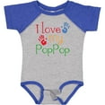 thumbnail image 3 of Inktastic Poppop Grandkids Handprints Boys or Girls Baby Bodysuit, 3 of 5