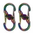 thumbnail image 2 of Nite Ize NIT-LSBM-07-2R3 1.39 x 0.59 in. 2020N IZE Stainless Steel S-Biner MicroLock, Pack of 2, 2 of 7