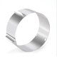 thumbnail image 3 of Aro para tartas ajustable - acero inoxidable - clips de fijación - molde desarmable resistente, ideal para creaciones de tartas, plata mate Adepaton ZH-048, 3 of 7